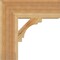 Ekena Millwork Merced Block Rough Sawn Bracket, Western Red Cedar, 6"W x 20"D x 20"H BKT06X20X20MRC05RWR - alternate 4